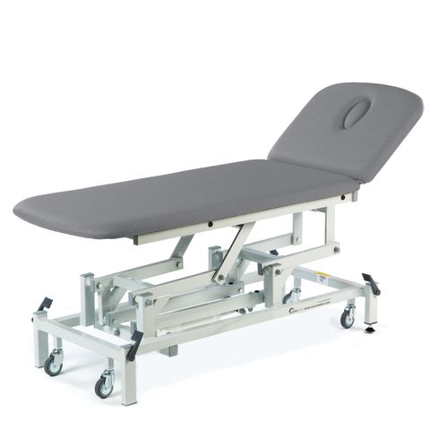 Seers - Therapy 2 Section Electric Couch, with basic head section and various switch options - pale grey