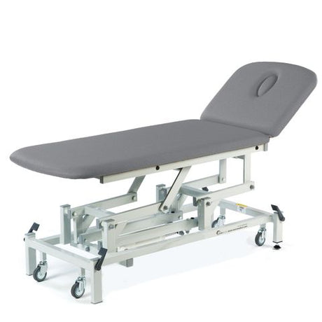 Seers - Therapy 2 Section Electric Couch, with basic head section and various switch options - pale grey