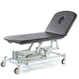 Seers - Therapy Bariatric 2 Section Couches, electric, with wheel and switch options - dark grey