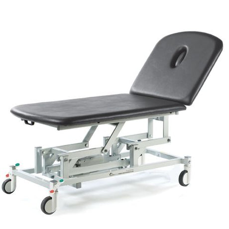 Seers - Therapy Bariatric 2 Section Couches, electric, with wheel and switch options - dark grey
