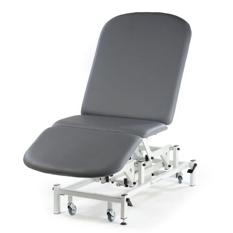 Seers - Medicare 3 Section Electric Bariatric Treatment Couch with electric backrest and footrest, 80cm width