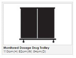 Sunflower - Monitored Dosage System Trolley - Large, 9 Racks