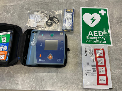 Pre-Owned, Philips Heartstart FR2 Defibrillator(Unit + x1 Sets of PADS + Battery & Carry Case) - Semi Automatic