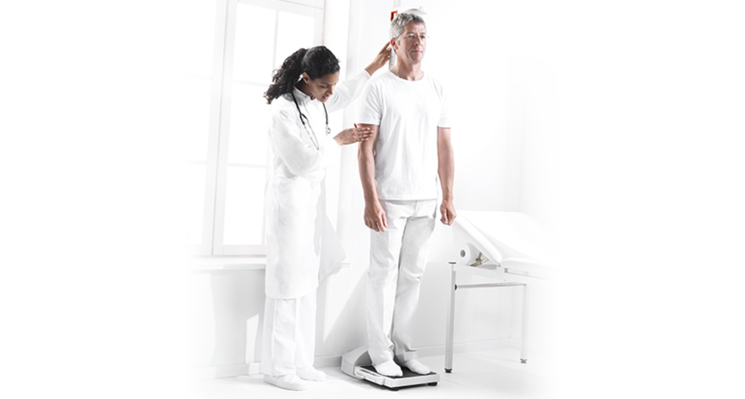 seca 874 - Electronic flat scale with double facing display