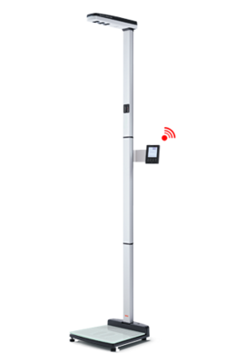 Seca 287 - Fully automated digital measurement station for weight, height, BMI with ultrasound height measurement, voice guidance & wireless connectivity - Class III