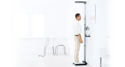 Seca 287 - Fully automated digital measurement station for weight, height, BMI with ultrasound height measurement, voice guidance & wireless connectivity - Class III