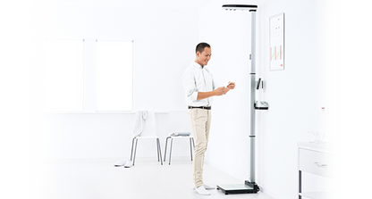 Seca 287 - Fully automated digital measurement station for weight, height, BMI with ultrasound height measurement, voice guidance & wireless connectivity - Class III