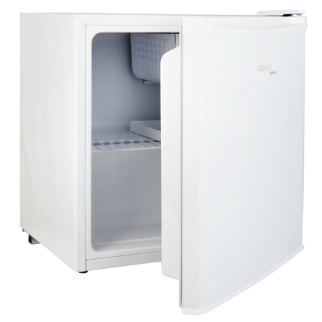 Internal view of compact medical fridge 