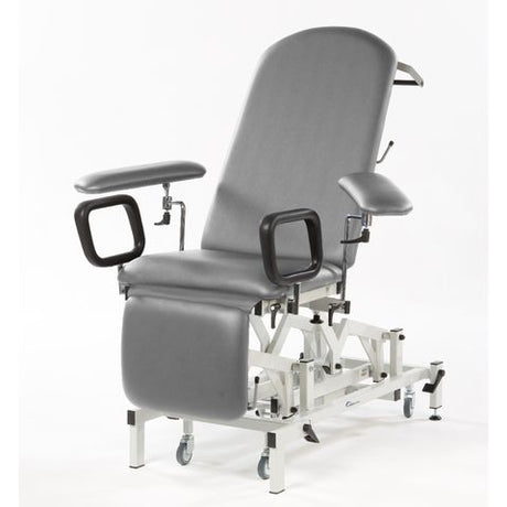 Seers - Medicare Phlebotomy Electric Couch (240Kg SWL) with manual backrest (RWD) - Pale grey