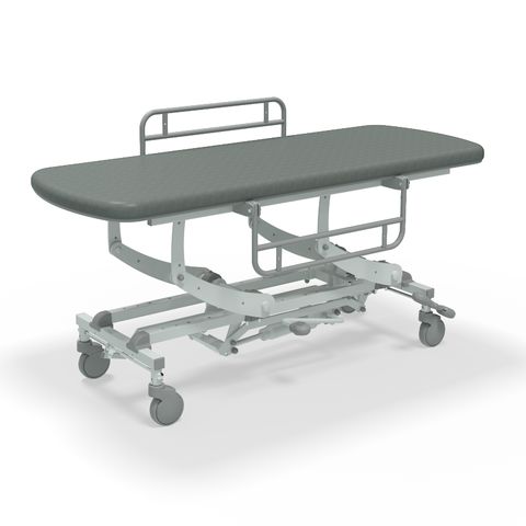 Seers - CLINNOVA Mobile Hygiene Hydraulic Table Large (190cm), incl. side support rails with wheel and base options (265Kg SWL)