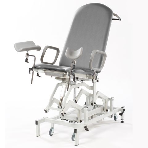 Seers - Medicare Gynaecology Electric Couch with with electric height, tilt & backrest - Stirrups (RWD)