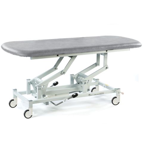 Seers - Therapy Hygiene Table - Medium, hydraulic/electric, central locking wheels and various switch options (240kg SWL)