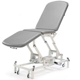Seers - Medicare 3 Section Hydraulic Couch pale grey