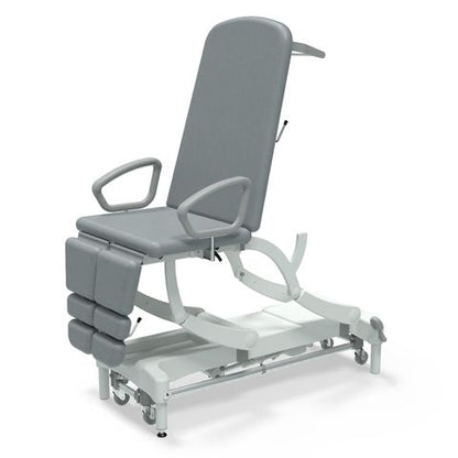 Seers - CLINNOVA Versa 1 Electric couch, 3 section, gas assisted back and foot rest, premium base with wheel and foot switch options (265Kg SWL)