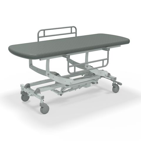 Seers - CLINNOVA Mobile Hygiene Electric Table Large (190cm), classic base incl. side support rails with wheel and switch options (265Kg SWL)