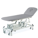 Seers - Therapy 2 Section Electric Couch, with basic head section and various switch options - pale grey