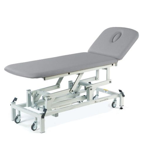 Seers - Therapy 2 Section Electric Couch, with basic head section and various switch options - pale grey