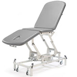Seers - Therapy 3 Section Electric Couch, (240kg SWL) pale grey
