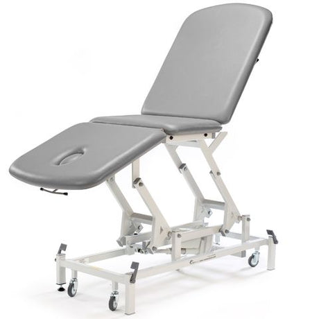 Seers - Therapy 3 Section Electric Couch, (240kg SWL) pale grey