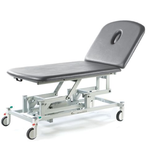 Seers - Therapy Bariatric 2 Section Couches, electric, with wheel and switch options - grey