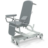 Seers - CLINNOVA Phlebotomy 1 Electric couch, gas assisted back and foot rest, premium base with wheel and foot switch options (265Kg SWL)