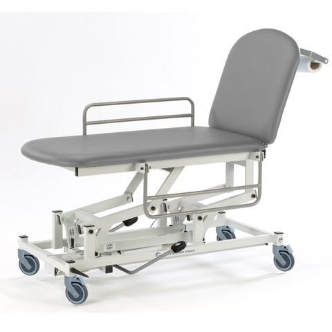Seers - Medicare 2 Section Hydraulic Mobile Treatment Couch with gas assisted backrest