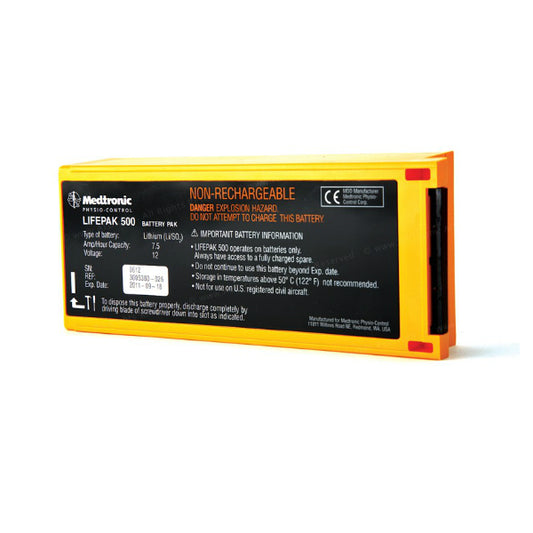 Physio Control Lifepak 500 AED Non-Rechargeable Lithium Battery