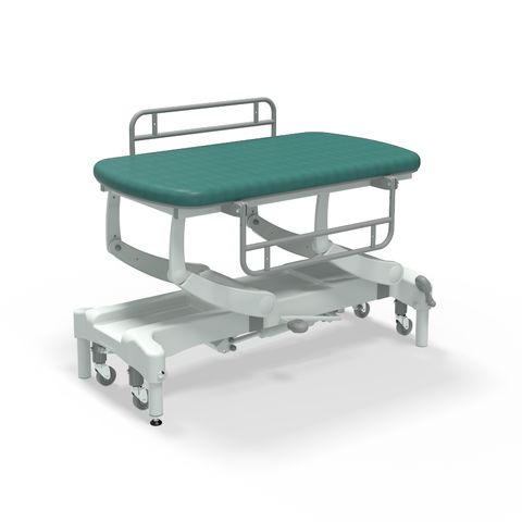 Seers - CLINNOVA Therapy Hygiene Hydraulic Table with side support rails and size and base options (265Kg SWL)
