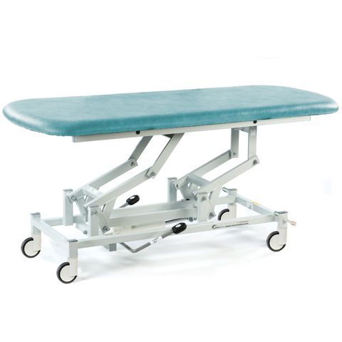 Seers - Therapy Hygiene Table - Medium, hydraulic/electric, central locking wheels and various switch options (240kg SWL)