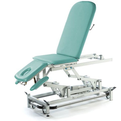 Seers - Therapy Deluxe Drainage Couch, Electric with single or split foot section, perimeter foot switch and various head section options (240kg SWL)