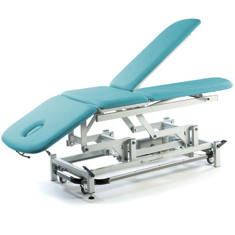 Seers - Therapy Deluxe Electric Couch, with single or split foot section, perimeter foot switch and various head section options (240kg SWL)