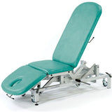Seers - Therapy 3 Section Hydraulic Couch green - lowered 