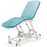 Seers - Therapy 3 Section Electric Couch, (240kg SWL) aqua blue