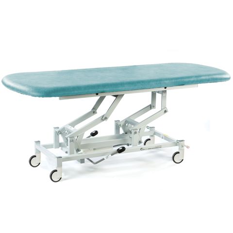 Seers - Therapy Hygiene Table - Large, hydraulic/electric, central locking wheels and various switch options (240kg SWL)