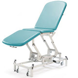 Seers - Medicare 3 Section Hydraulic Couch pale blue