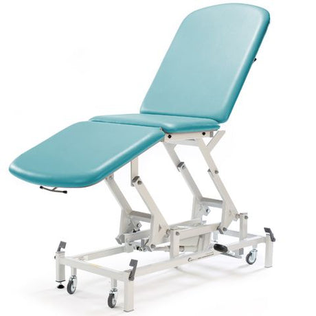 Seers - Medicare 3 Section Hydraulic Couch pale blue