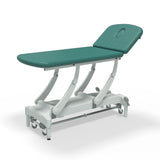 Seers - CLINNOVA Therapy 2 Section Electric Couch - aqua green