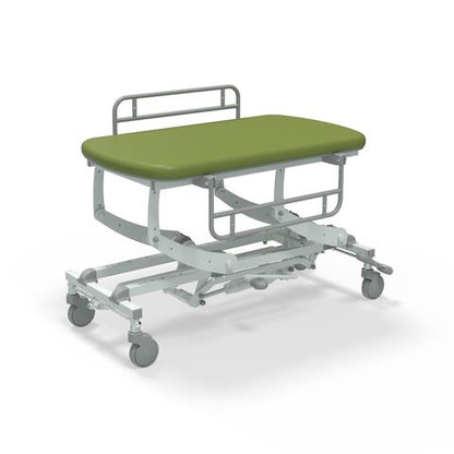 Seers - CLINNOVA Mobile Hygiene Hydraulic Table Small (125cm), incl. side support rails with wheel and base options (265Kg SWL)