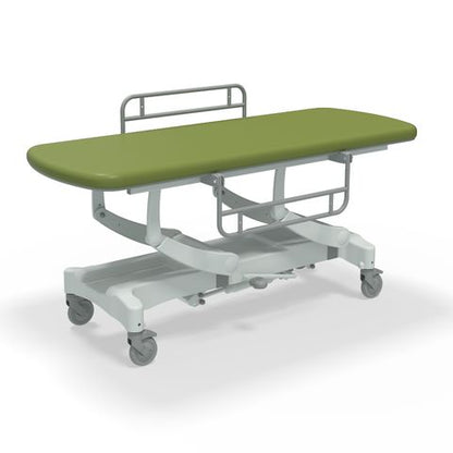 Seers - CLINNOVA Mobile Hygiene Hydraulic Table Large (190cm), incl. side support rails with wheel and base options (265Kg SWL)