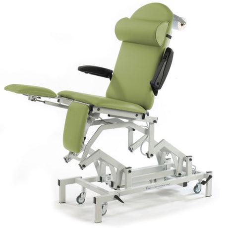 Seers - Medicare Podiatry Electric Couch tilted 