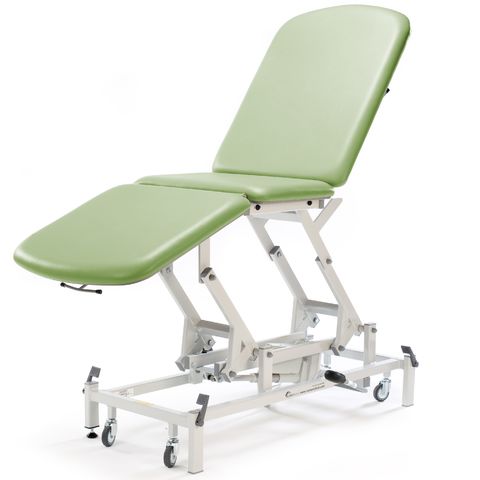 Seers - Medicare 3 Section Hydraulic Couch pale green