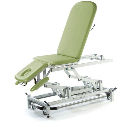 Seers - Therapy Deluxe Drainage Couch, Electric with single or split foot section, perimeter foot switch and various head section options (240kg SWL)