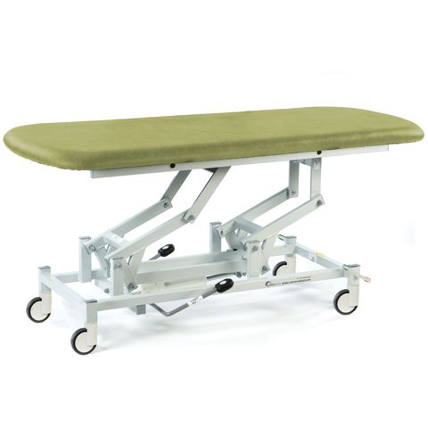 Seers - Therapy Hygiene Table - Medium, hydraulic/electric, central locking wheels and various switch options (240kg SWL)