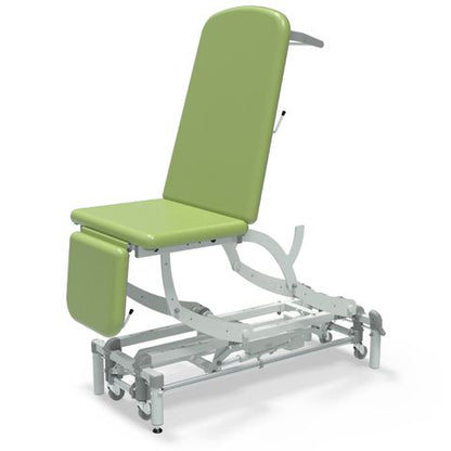 Seers - CLINNOVA Ultra 1 Electric couch, 3 section, gas assisted back and foot rest, classic base with wheel and foot switch options (265Kg SWL)