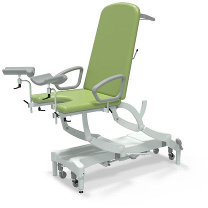 Seers - CLINNOVA Gynae 1 Hydraulic couch, gas assisted back and foot rest, with base and wheel options (265Kg SWL)
