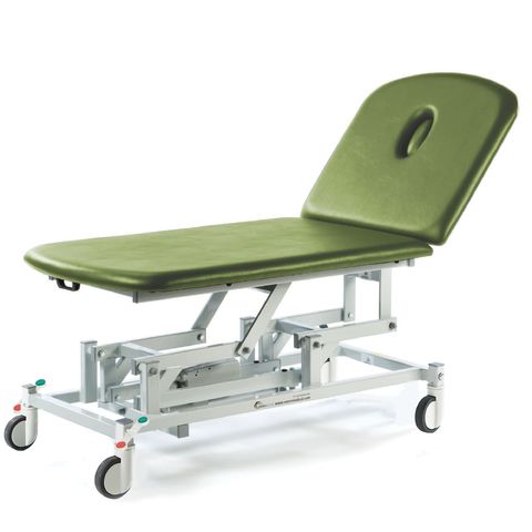 Seers - Therapy Bariatric 2 Section Couches, electric, with wheel and switch options - green
