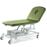 Seers - Therapy Bariatric 2 Section Couches, electric, with wheel and switch options - green