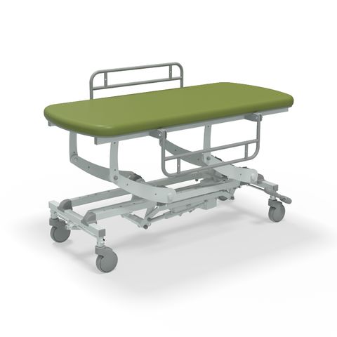 Seers - CLINNOVA Mobile Hygiene Electric Table Medium (155cm), classic base incl. side support rails with wheel and switch options (265Kg SWL)