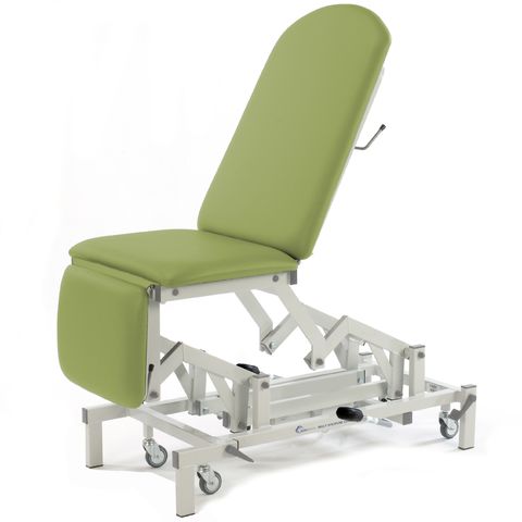 Seers Medicare Multi-Treatment Couch | Hydraulic | Single Footrest | Manual Backrest | (250Kg SWL)