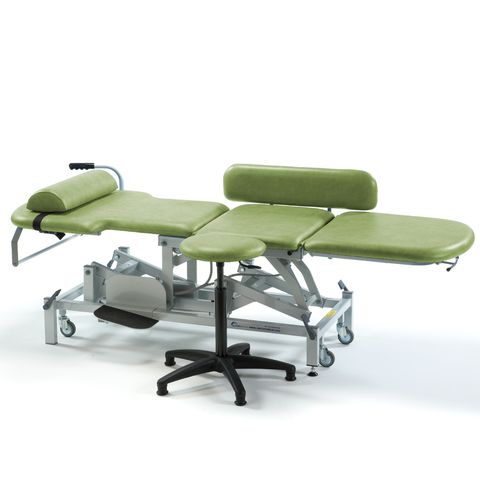 Seers - Medicare Echocardiography Electric Treatment Couch |matching stool Included | 240Kg SWL